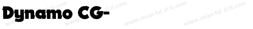Dynamo CG字体转换